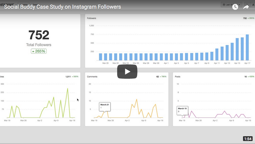 instagram followers case study