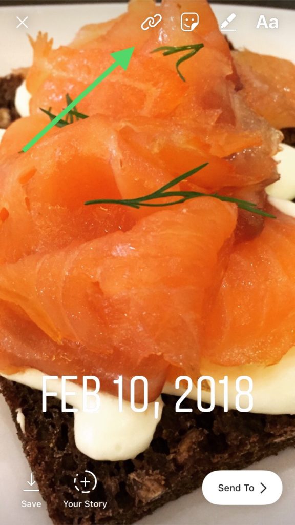 How to add a link to an instagram story