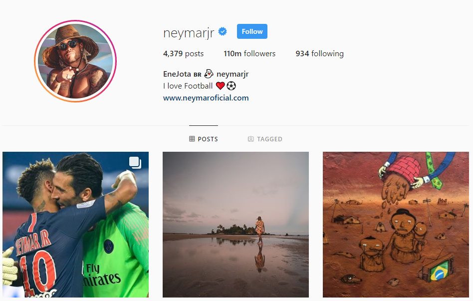 neymar instagram