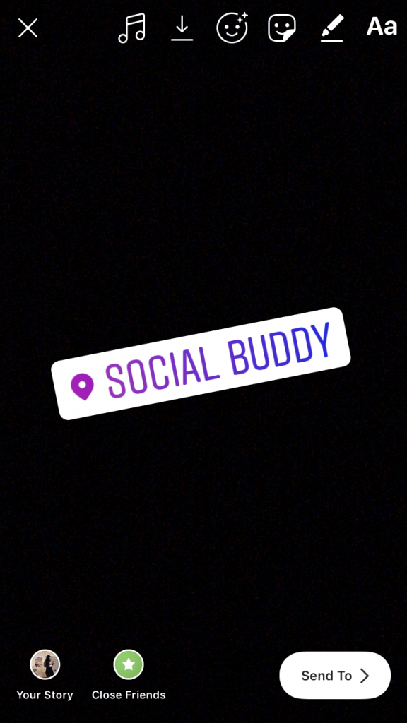 instagram story location