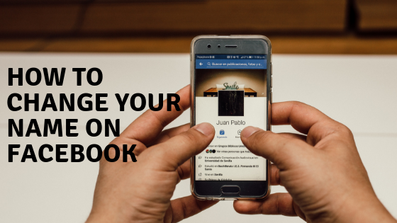 how to change facebook name