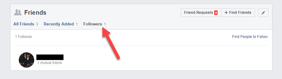 who follows me on facebook