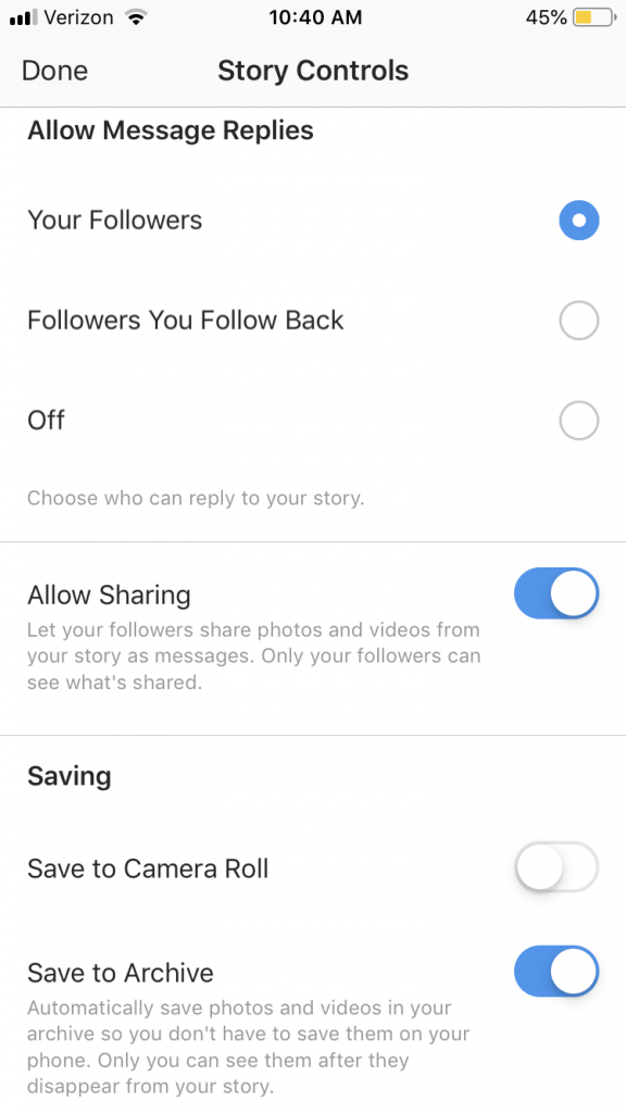 save instagram stories 