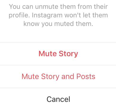 how to mute instagram stories