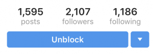 unblock someone on instagam