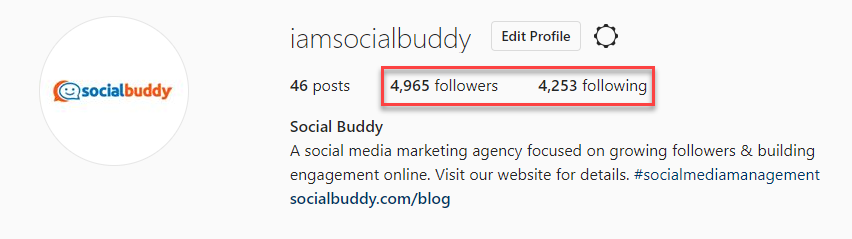 instagram following list order