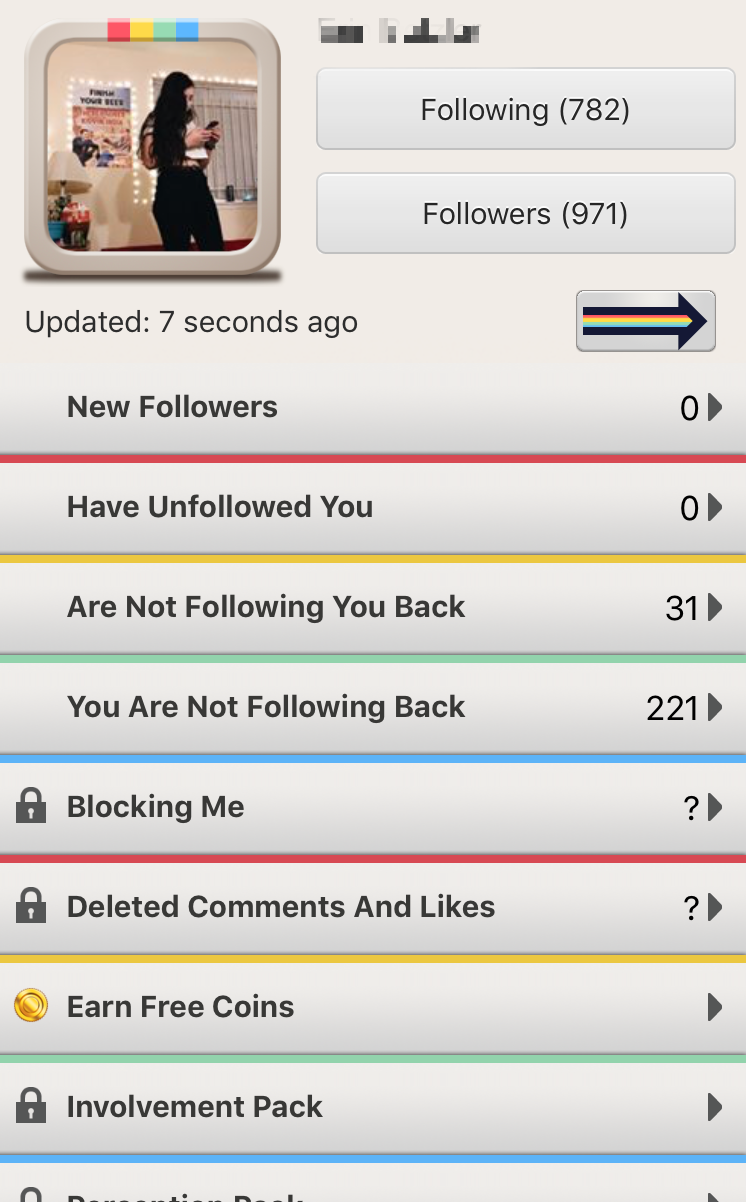who follows me instagram