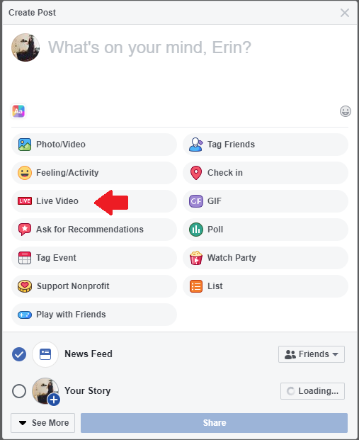 facebook live