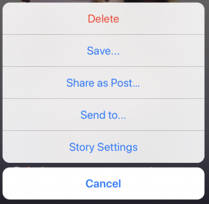 how to save instagram stories