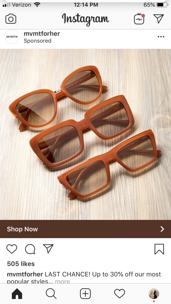 advertise on instagram