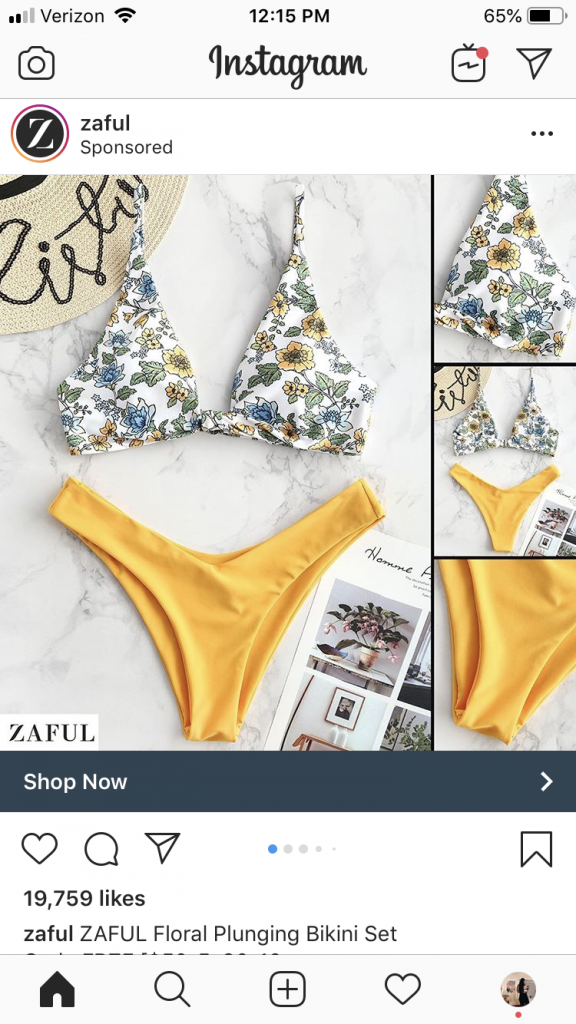 insta ad