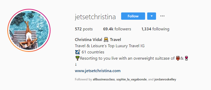 instagram influencer bio