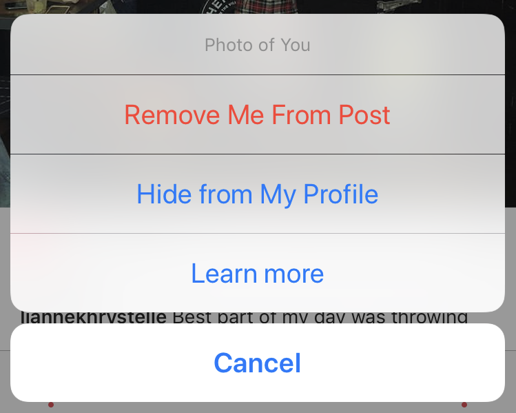 how to untag on instagram