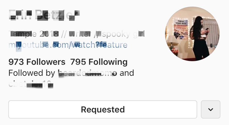 instagram follow request