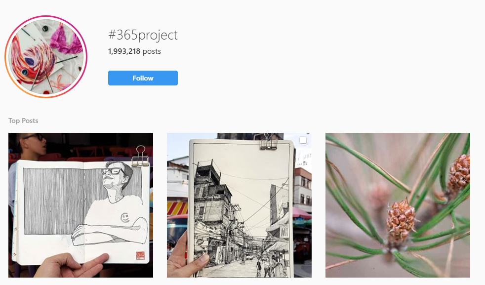 365 project instagram challenge