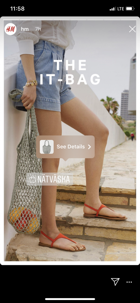 shoppable instagram stories